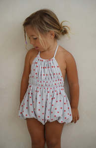 INDY ROMPER - ROUGE BLUE