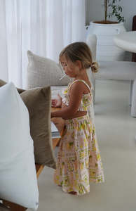 All: LIMONE ROSA CROP & SKIRT SET
