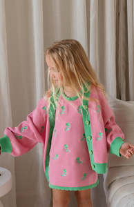 FIORI EMBROIDERED CARDIGAN