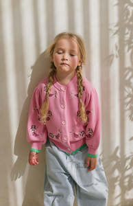 All: MER BABE EMBROIDERED CARDIGAN