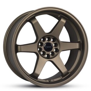 18": Diezel 8m55 Hyper Black Machined Lip + Gold Rivets
