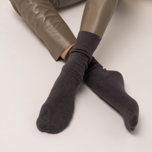 Possum Merino Wool Socks | HAMILTON | Poppy Seed