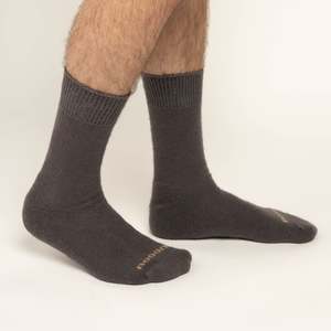 Possum Merino Wool Socks | PIHA | Poppy Seed | Men