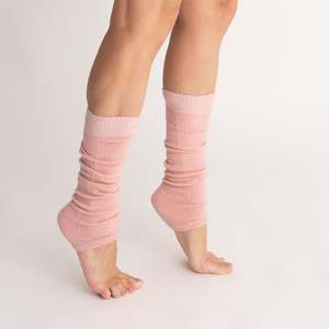 Womens: Possum Merino Wool | Leg Warmers | Rose Water