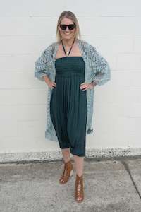 Pants: Aladdin Pants/Jumpsuit - Dark Emerald