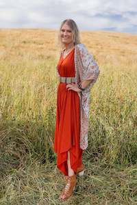 Kimonos: Misty Fairytale - Long Patterned Kimono