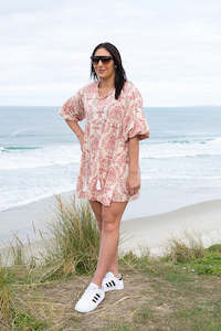 Boho Dresses: Antique Vintage Rose Tunic