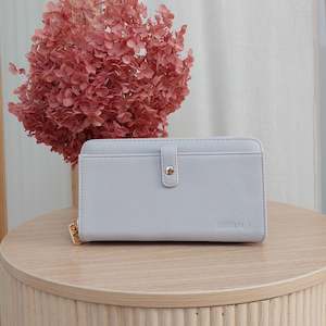 Homepage Collection: Vegan Leather Fitzroy Wallet - Grey