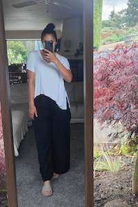 Basic V-neck Tee - White