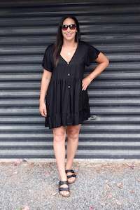 Boho Kara Tunics: Black - Boho Loose Kara Tunic