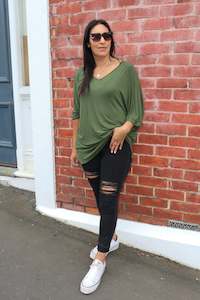 Multi Way Top All Colourways: Olive Multi-way Top