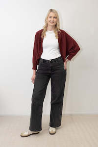 Layering Shrug - Wine