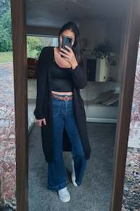 Black Cropped Singlet