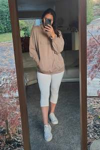 3/4 Leggings - Ivory