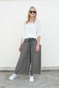 Pants Skirts: Loose Tie Palazzo Pants - Circle of Life