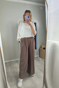 Pants Skirts: Burnt Vanilla - Straight Leg Pants