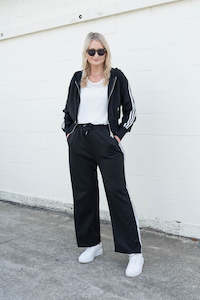 Shopyapps Product Labels Best Selling: Plain Hooded Cropped Zip Up - Black