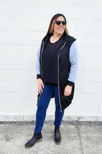 Zip Ups: Riley Long Zip Up Hoodie