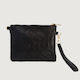 Miriama Grace-Smith Vegan Leather Viaduct Clutch - Black