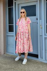 Dresses: Nula Dress - Pink Floral