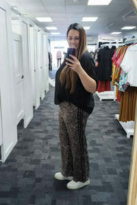 Pants Skirts: Leo Side Stripe Joggers - Granite