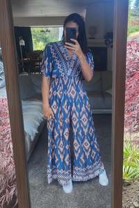 Denim Abstract - Loose Esther Jumpsuit