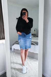 Neutral Summer Collection: Basic Black Batwing Knit