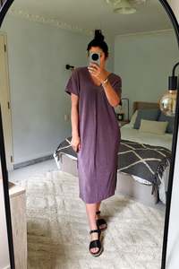 Pleated  Zara Dress - Lilac