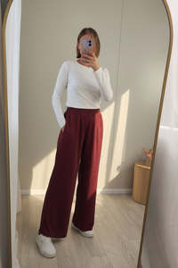 Soft Burberry - Relaxed Fit Pants