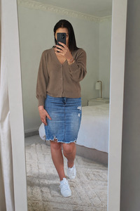 Mocha - Narelle button up Cardi