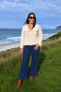 Lucia Knit Cardi - Cream