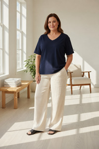 N O O Z Basics: Basic Tee -Navy