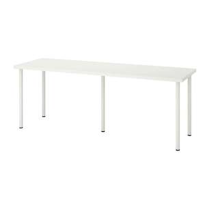 Ikea Lagkapten / Adils Desk Combo, 200x60x73cm, White