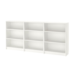 Ikea Billy Bookcase Range: Ikea Billy Bookcase, 240x28x106cm, White