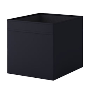 Ikea Kallax Cube Unit Range: Ikea Drona Fabric Insert, Black