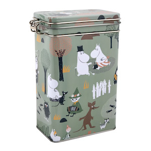 Kitchenware: Moomin Characters Forest Walk Coffee Tin, Green