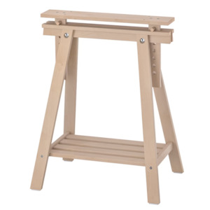Back To School 2023: Ikea Mittback Trestle Legs, 58x70-93cm x2, Birch