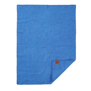Klippan True 100% Wool Baby Blanket, Blue