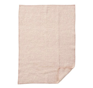 Klippan Domino 100% Wool Baby Blanket, Pink