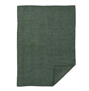 Klippan Domino 100% Wool Baby Blanket, Green