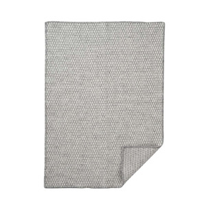 Klippan Knut 100% Wool Baby Blanket, Grey
