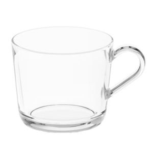 Ikea 365+ Clear Glass Mug, 24cl
