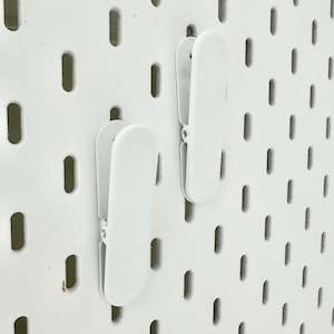 Ikea Skadis Clip, White, 2-Pack