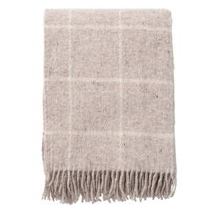 Klippan: Klippan Vinga 100% Wool Throw, Beige