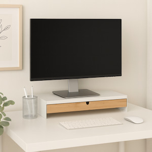 Home Office: Ikea Elloven Computer Stand with Drawer