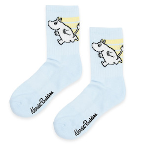 Adult Clothing Socks: Moomintroll Active Crew Women's Socks