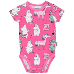Baby Clothing Socks 56 86cm: Moomin Girl Gang Short Sleeve Baby Body, Pink