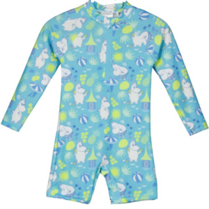 Moomin Riverside Baby Swimsuit, Blue