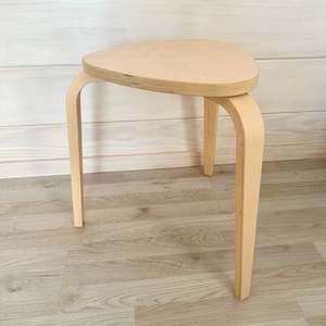 Ikea Kyrre Stackable Stool, Birch Wood