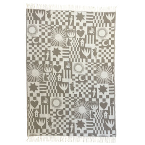 Klippan: Klippan Premium Felted 100% Wool Blanket, Moomin Play Moomin 80